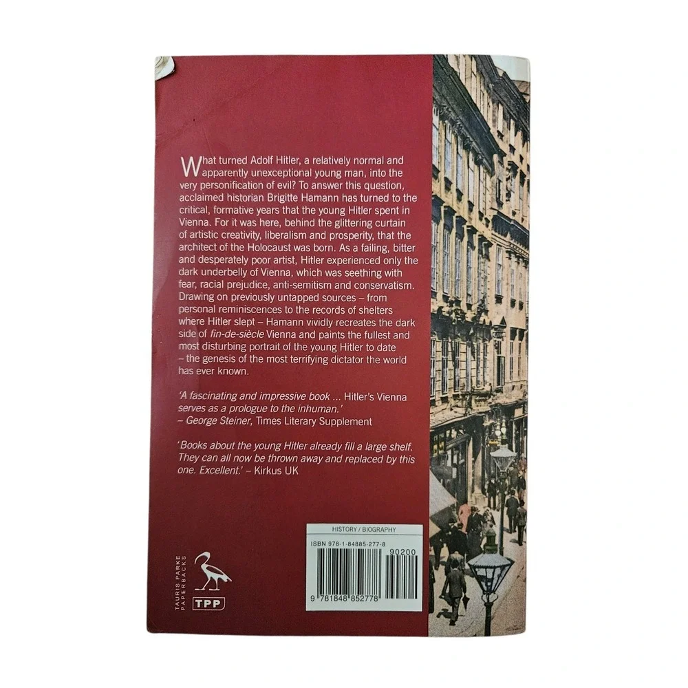 Hitler's Vienna : A Portrait of the‎ Tyrant As a Young Man by Brigitte Hamann